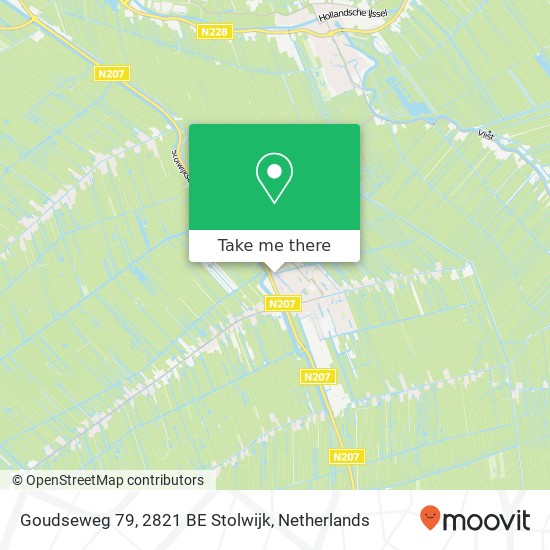 Goudseweg 79, 2821 BE Stolwijk map