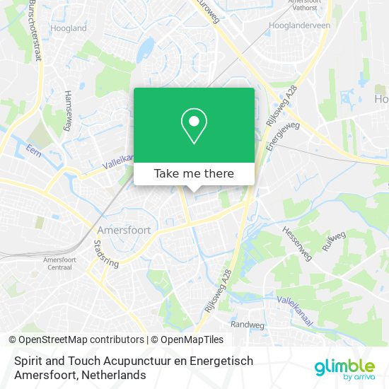 Spirit and Touch Acupunctuur en Energetisch Amersfoort map