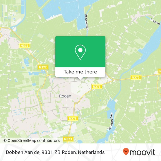 Dobben Aan de, 9301 ZB Roden map