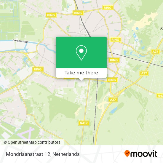 Mondriaanstraat 12 map