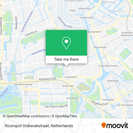 Roompot Volkerakstraat map