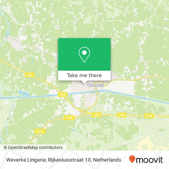 Weverke Lingerie, Rijkesluisstraat 10 map