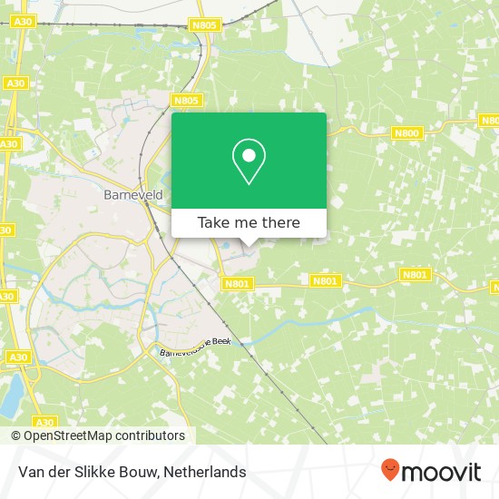 Van der Slikke Bouw map