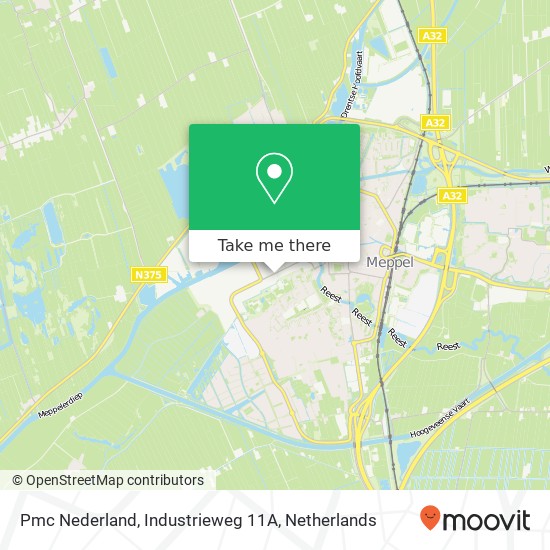 Pmc Nederland, Industrieweg 11A map