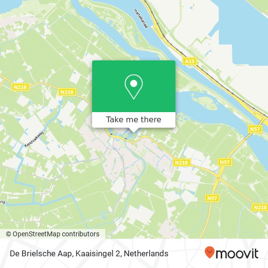 De Brielsche Aap, Kaaisingel 2 map