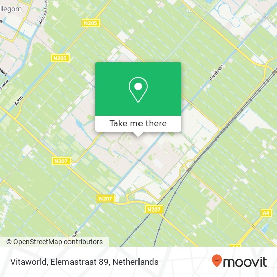 Vitaworld, Elemastraat 89 map