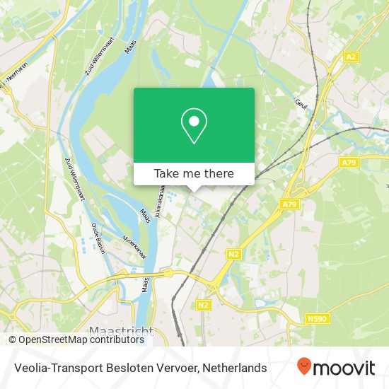 Veolia-Transport Besloten Vervoer map