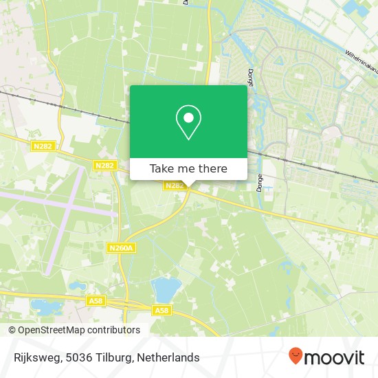 Rijksweg, 5036 Tilburg Karte