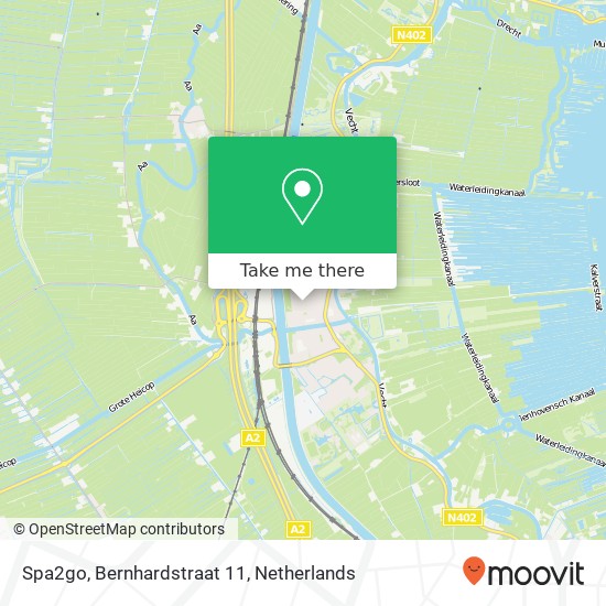 Spa2go, Bernhardstraat 11 map