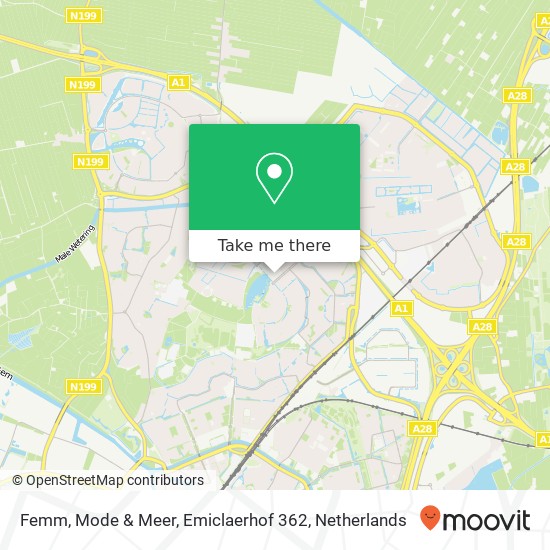 Femm, Mode & Meer, Emiclaerhof 362 map