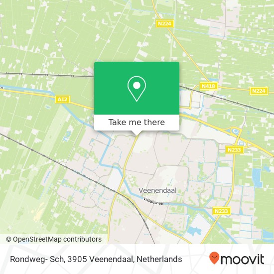 Rondweg- Sch, 3905 Veenendaal Karte