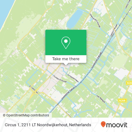 Circus 1, 2211 LT Noordwijkerhout map