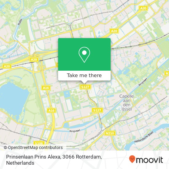 Prinsenlaan Prins Alexa, 3066 Rotterdam map