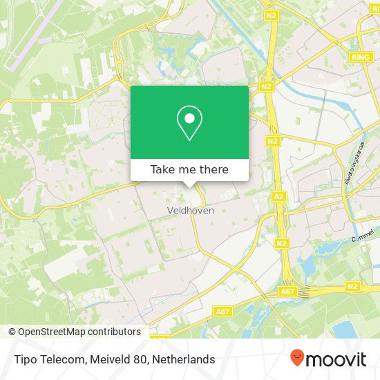 Tipo Telecom, Meiveld 80 map