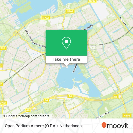 Open Podium Almere (O.P.A.) map