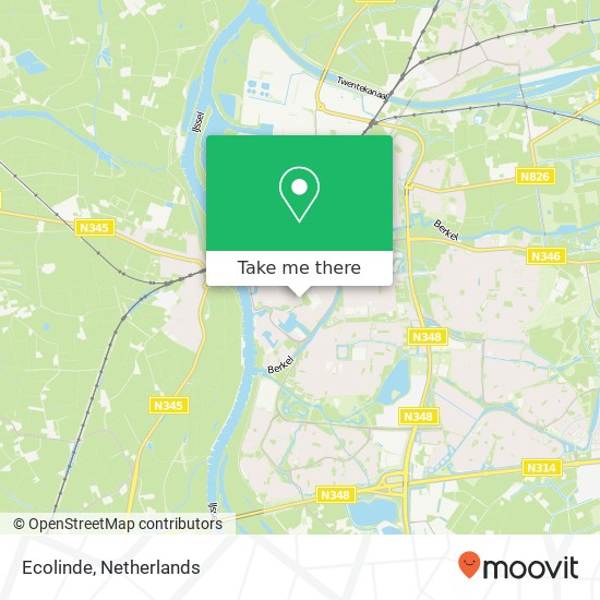 Ecolinde map