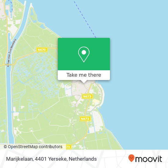Marijkelaan, 4401 Yerseke map