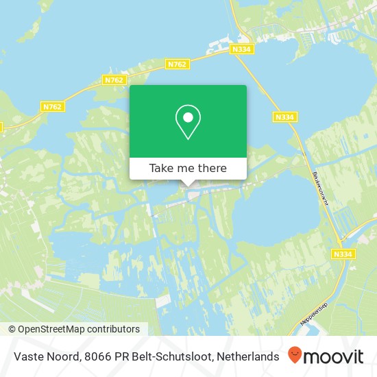 Vaste Noord, 8066 PR Belt-Schutsloot map