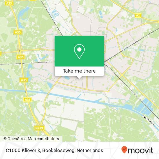 C1000 Klieverik, Boekeloseweg map