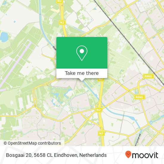 Bosgaai 20, 5658 CL Eindhoven map