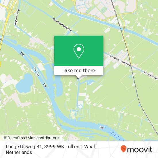 Lange Uitweg 81, 3999 WK Tull en 't Waal map