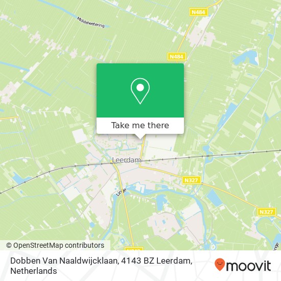 Dobben Van Naaldwijcklaan, 4143 BZ Leerdam map