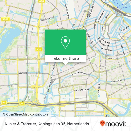 Kühler & Trooster, Koningslaan 35 map