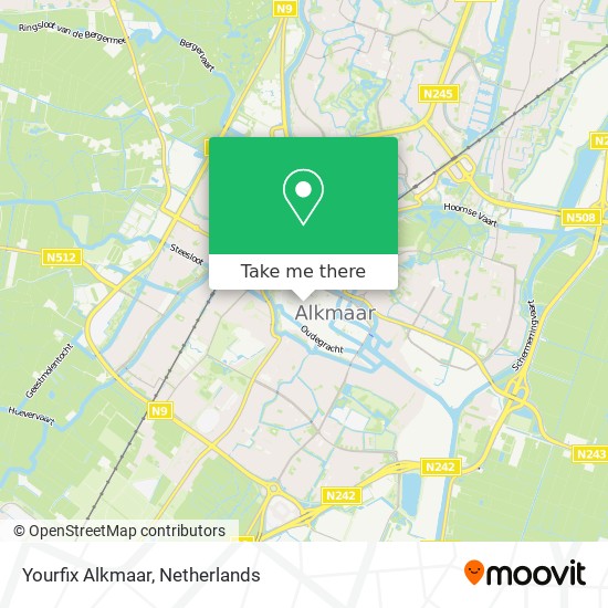 Yourfix Alkmaar Karte