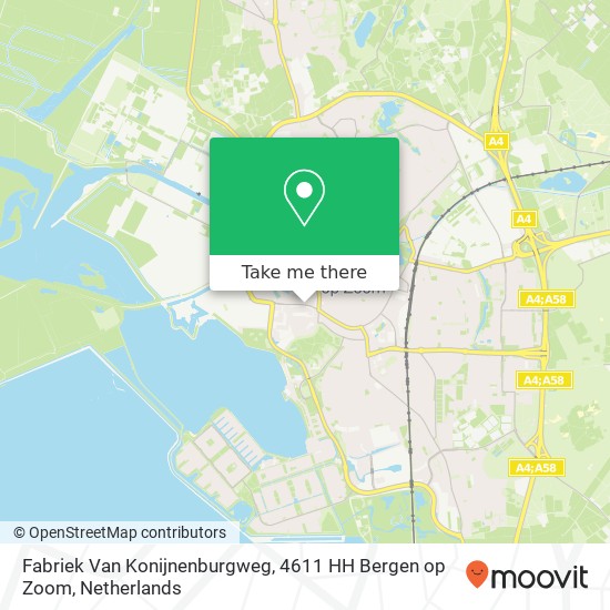 Fabriek Van Konijnenburgweg, 4611 HH Bergen op Zoom map