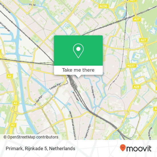 Primark, Rijnkade 5 map