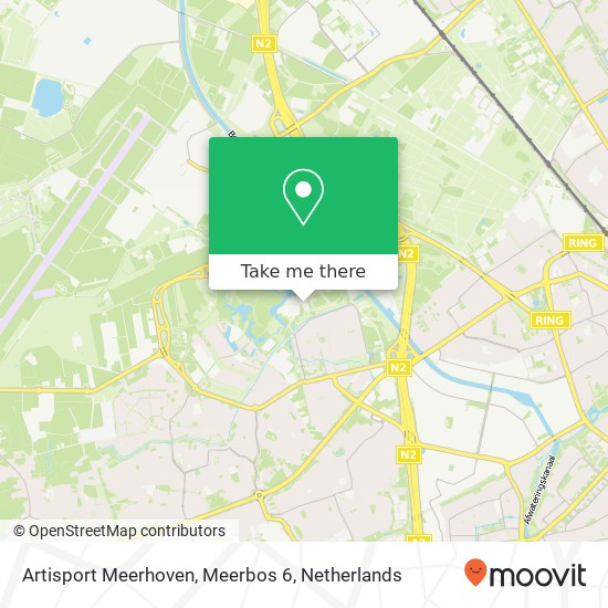 Artisport Meerhoven, Meerbos 6 map