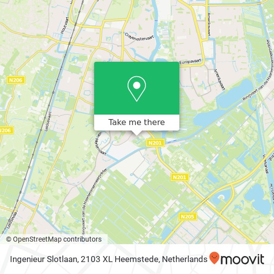 Ingenieur Slotlaan, 2103 XL Heemstede map