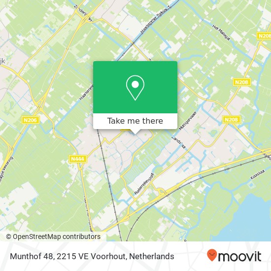 Munthof 48, 2215 VE Voorhout map