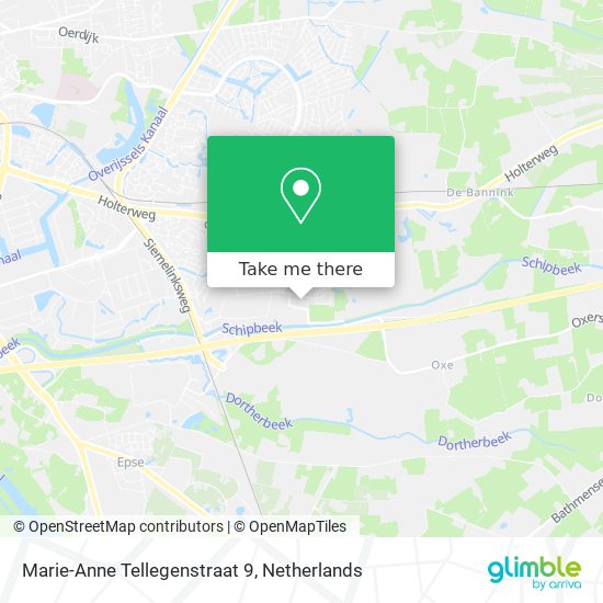 Marie-Anne Tellegenstraat 9 map