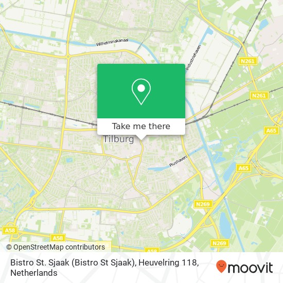 Bistro St. Sjaak (Bistro St Sjaak), Heuvelring 118 map