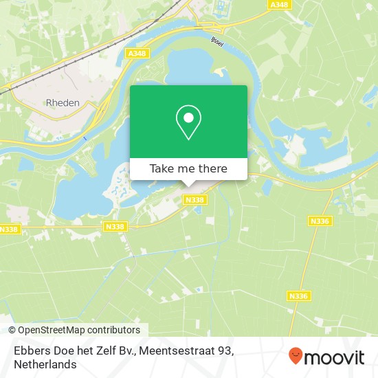 Ebbers Doe het Zelf Bv., Meentsestraat 93 map