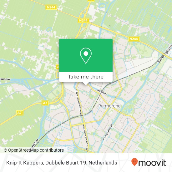 Knip-It Kappers, Dubbele Buurt 19 Karte