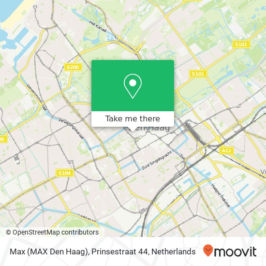 Max (MAX Den Haag), Prinsestraat 44 map