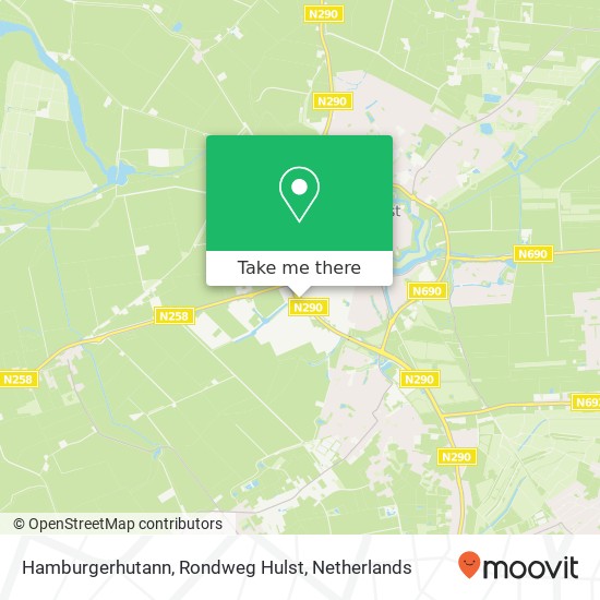 Hamburgerhutann, Rondweg Hulst Karte