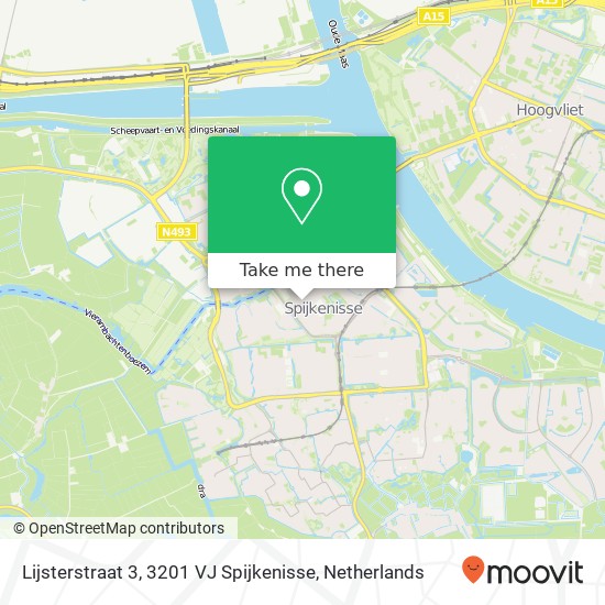 Lijsterstraat 3, 3201 VJ Spijkenisse map