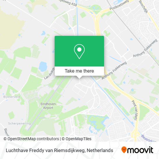 Luchthave Freddy van Riemsdijkweg map