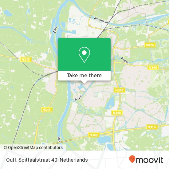 Ouff, Spittaalstraat 40 map