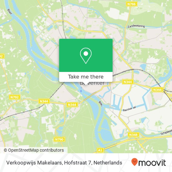 Verkoopwijs Makelaars, Hofstraat 7 Karte