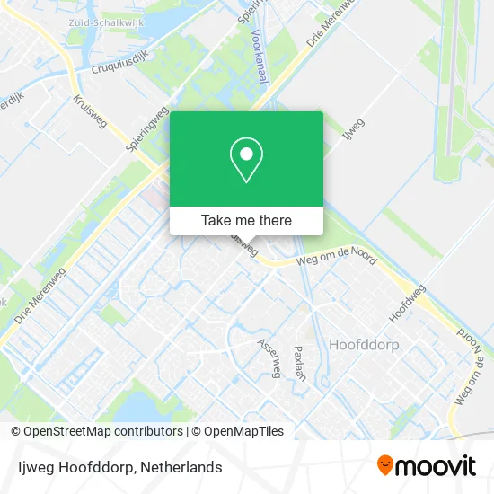 Ijweg Hoofddorp map