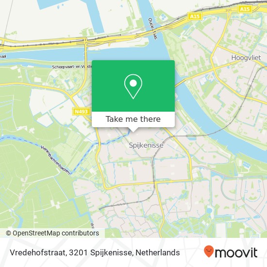 Vredehofstraat, 3201 Spijkenisse map