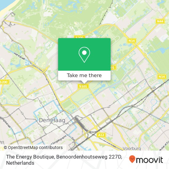 The Energy Boutique, Benoordenhoutseweg 227D map