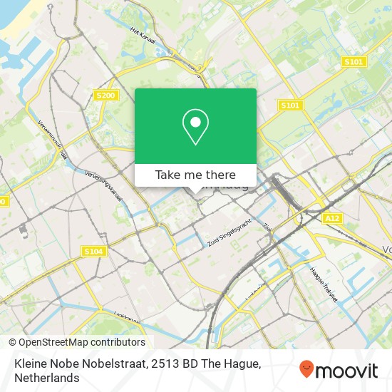 Kleine Nobe Nobelstraat, 2513 BD The Hague map