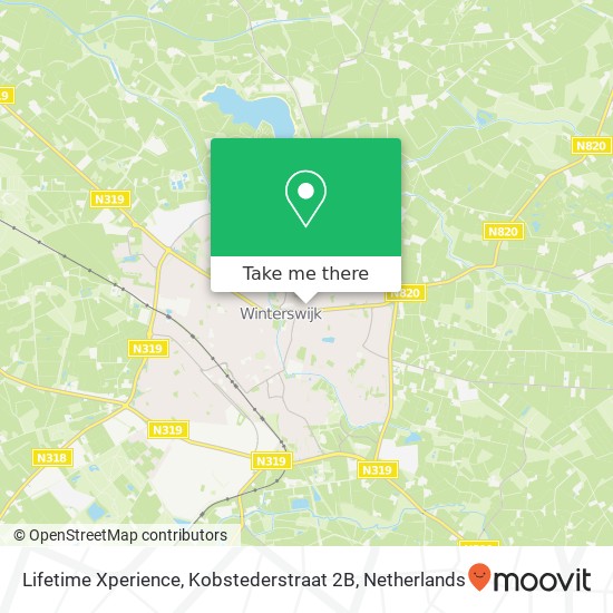 Lifetime Xperience, Kobstederstraat 2B map