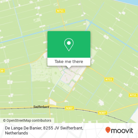 De Lange De Banier, 8255 JV Swifterbant map