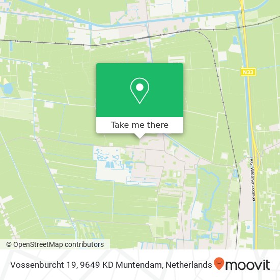 Vossenburcht 19, 9649 KD Muntendam map